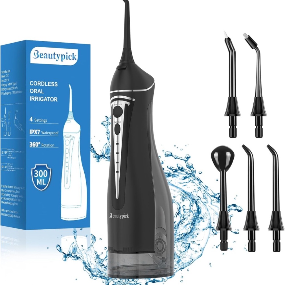 NEW Water Flosser for Teeth Pick Cordlesss,Beautypick Portable Electric flossers